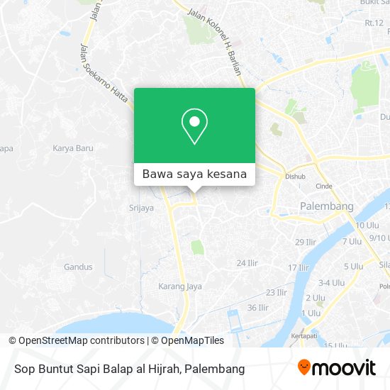 Peta Sop Buntut Sapi Balap al Hijrah