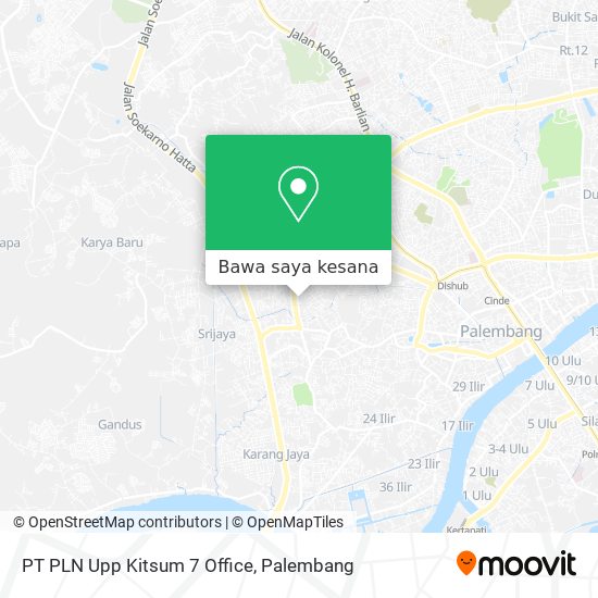 Peta PT PLN Upp Kitsum 7 Office