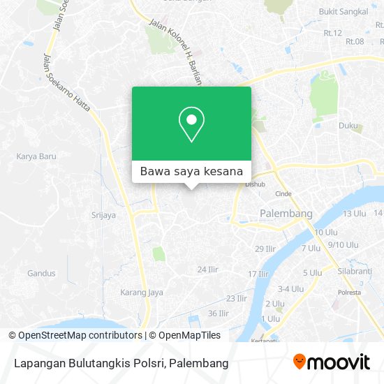 Peta Lapangan Bulutangkis Polsri