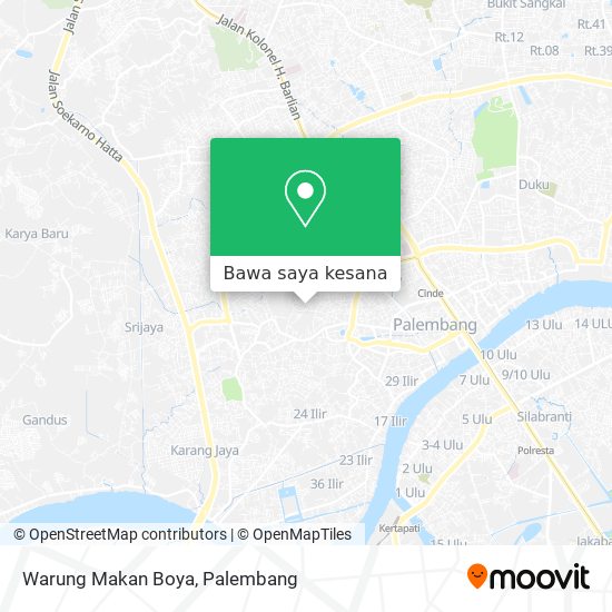 Peta Warung Makan Boya