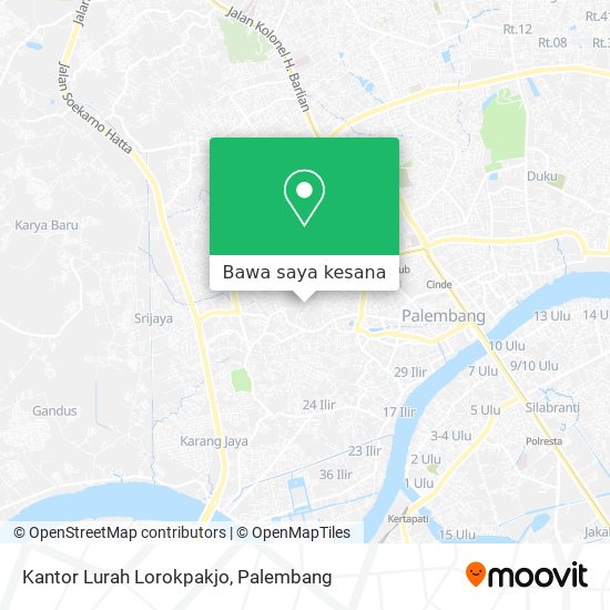 Peta Kantor Lurah Lorokpakjo