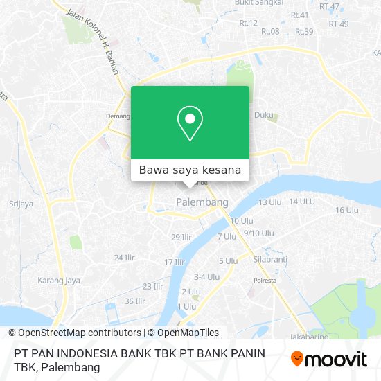 Peta PT PAN INDONESIA BANK TBK PT BANK PANIN TBK