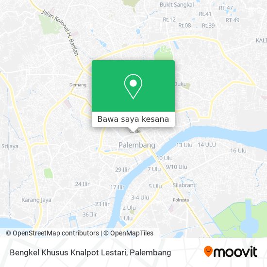 Peta Bengkel Khusus Knalpot Lestari