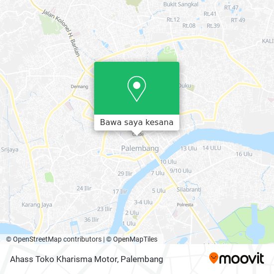 Peta Ahass Toko Kharisma Motor