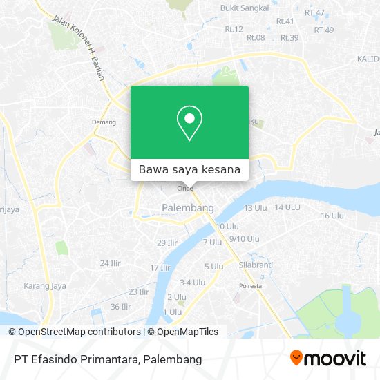 Peta PT Efasindo Primantara