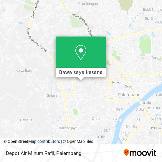 Peta Depot Air Minum Rafli