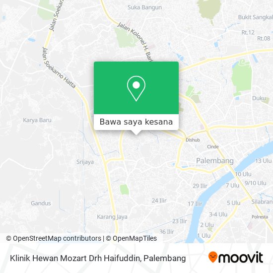 Peta Klinik Hewan Mozart Drh Haifuddin