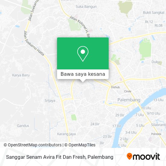 Peta Sanggar Senam Avira Fit Dan Fresh