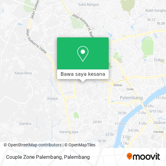 Peta Couple Zone Palembang