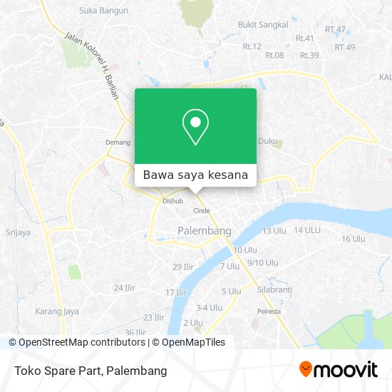 Peta Toko Spare Part