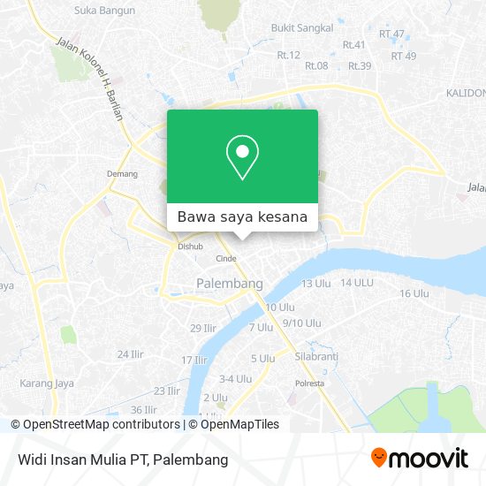 Peta Widi Insan Mulia PT