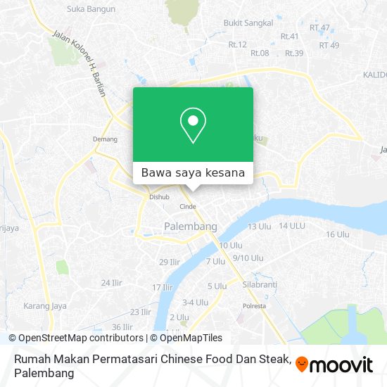 Peta Rumah Makan Permatasari Chinese Food Dan Steak