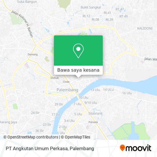 Peta PT Angkutan Umum Perkasa