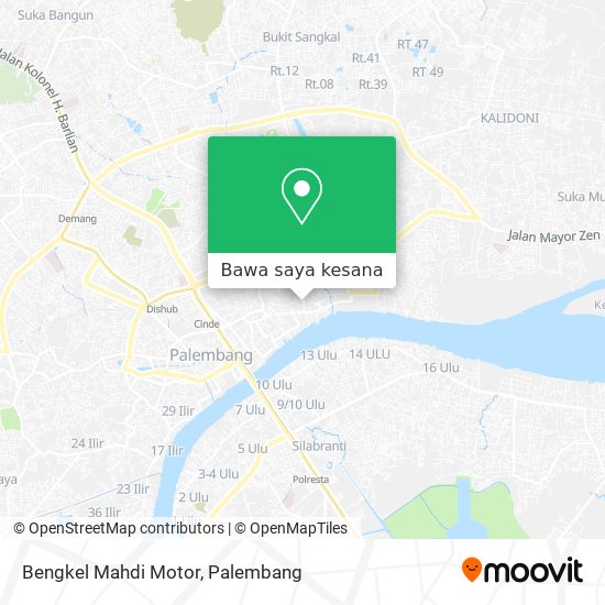 Peta Bengkel Mahdi Motor