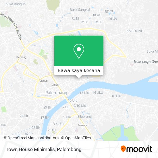 Peta Town House Minimalis