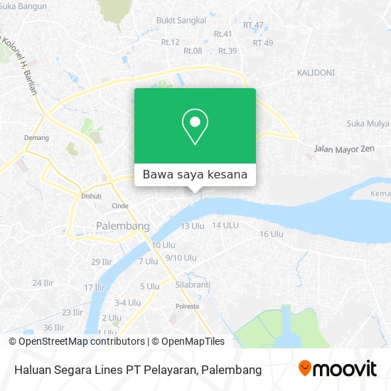 Peta Haluan Segara Lines PT Pelayaran