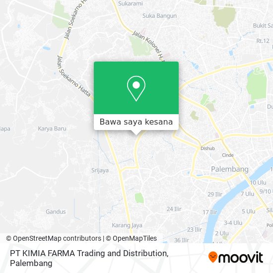 Peta PT KIMIA FARMA Trading and Distribution