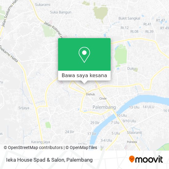 Peta Ieka House Spad & Salon