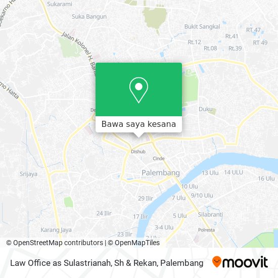 Peta Law Office as Sulastrianah, Sh & Rekan