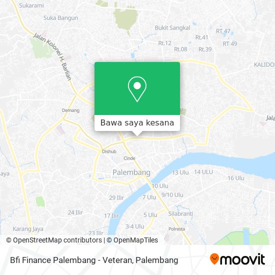 Peta Bfi Finance Palembang - Veteran