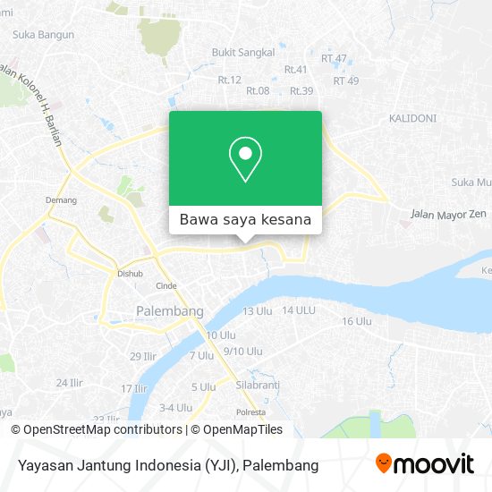 Peta Yayasan Jantung Indonesia (YJI)