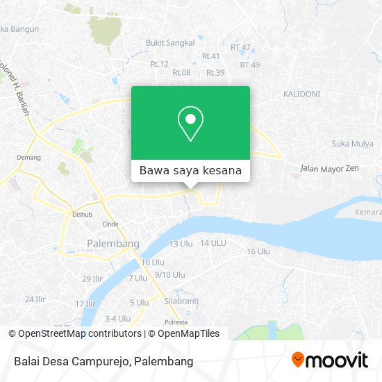 Peta Balai Desa Campurejo