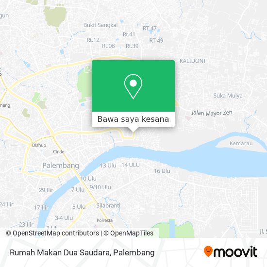 Peta Rumah Makan Dua Saudara
