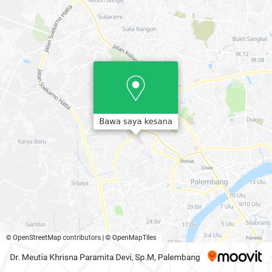 Peta Dr. Meutia Khrisna Paramita Devi, Sp.M