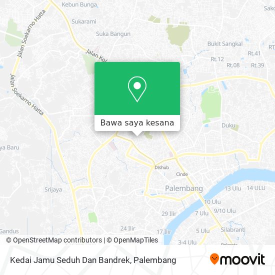 Peta Kedai Jamu Seduh Dan Bandrek