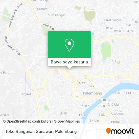 Peta Toko Bangunan Gunawan