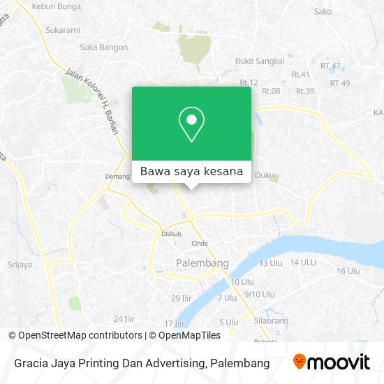 Peta Gracia Jaya Printing Dan Advertising