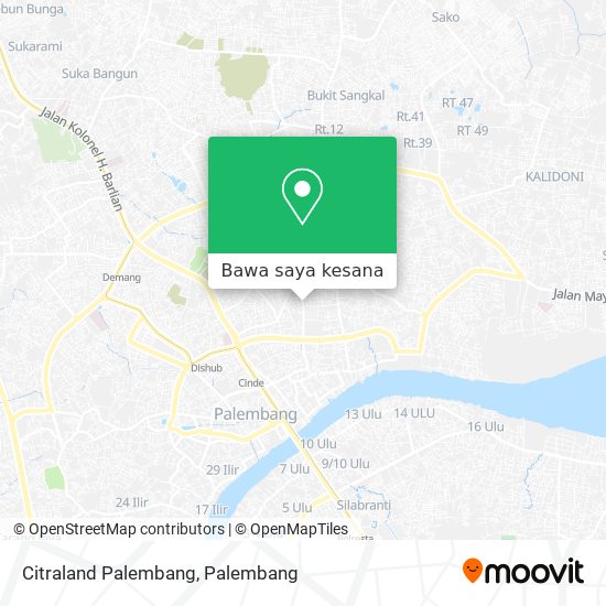 Peta Citraland Palembang