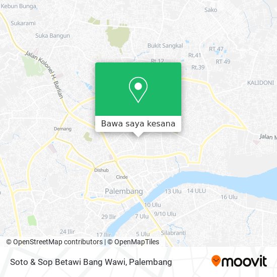 Peta Soto & Sop Betawi Bang Wawi