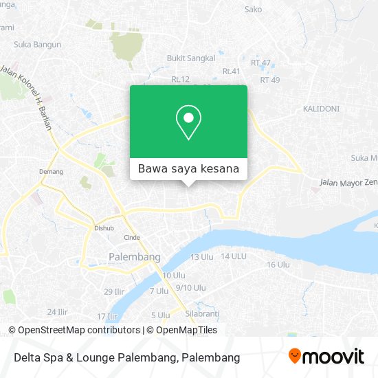 Peta Delta Spa & Lounge Palembang