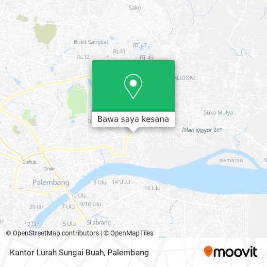 Peta Kantor Lurah Sungai Buah