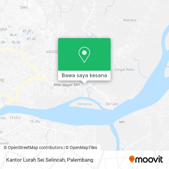 Peta Kantor Lurah Sei Selincah