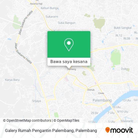 Peta Galery Rumah Pengantin Palembang