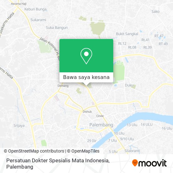 Peta Persatuan Dokter Spesialis Mata Indonesia