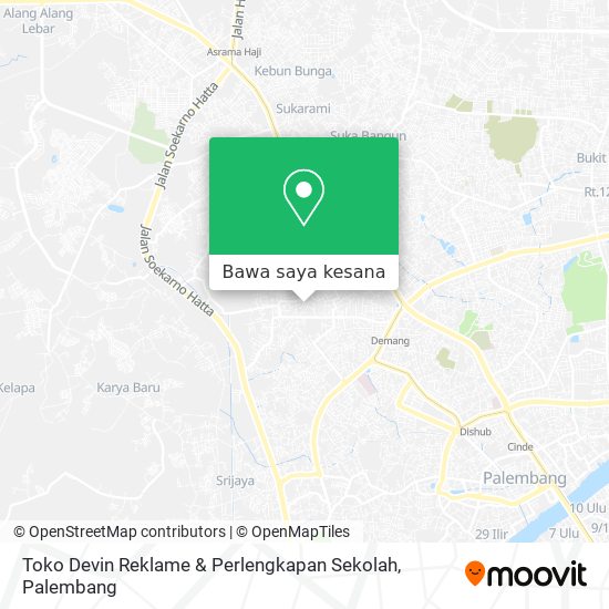 Peta Toko Devin Reklame & Perlengkapan Sekolah