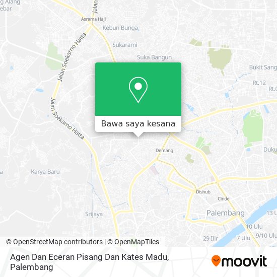 Peta Agen Dan Eceran Pisang Dan Kates Madu