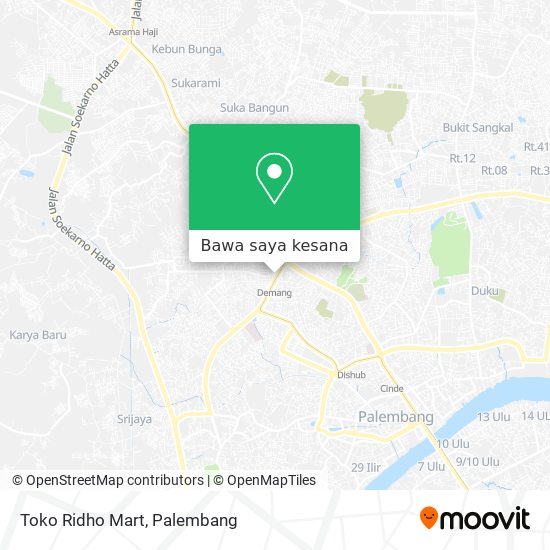 Peta Toko Ridho Mart