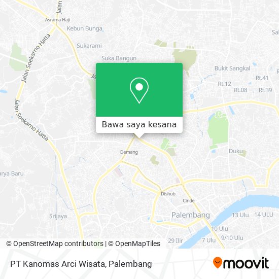 Peta PT Kanomas Arci Wisata
