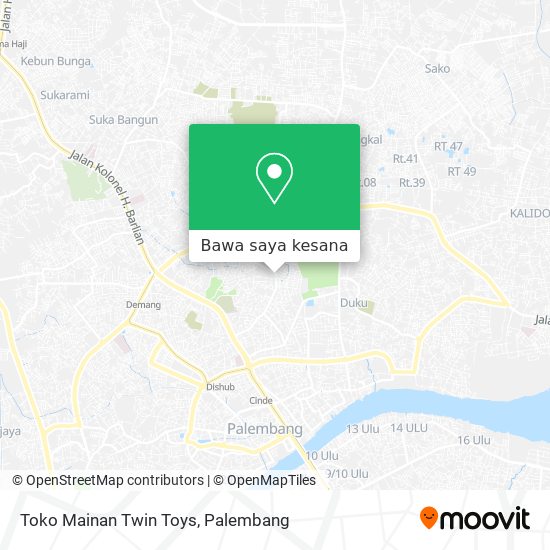 Peta Toko Mainan Twin Toys