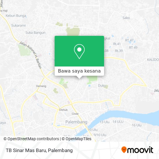 Peta TB Sinar Mas Baru