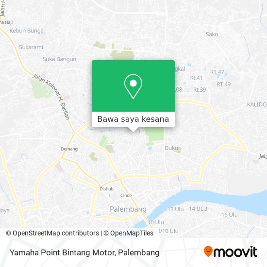 Peta Yamaha Point Bintang Motor