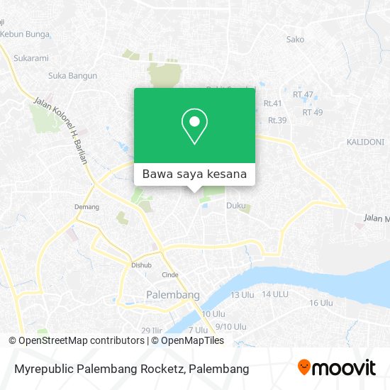 Peta Myrepublic Palembang Rocketz