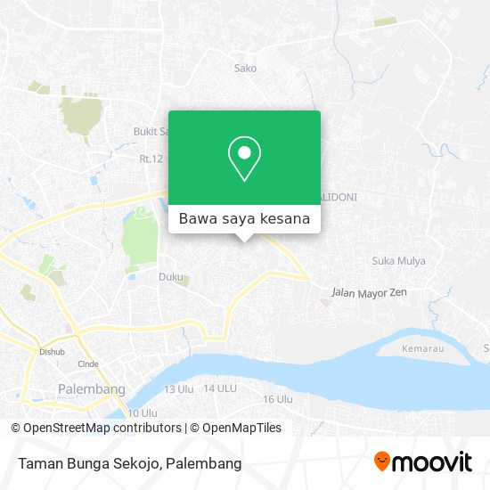 Peta Taman Bunga Sekojo