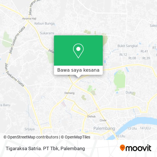 Peta Tigaraksa Satria. PT Tbk