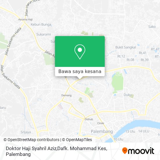 Peta Doktor Haji Syahril Aziz,Dafk. Mohammad Kes