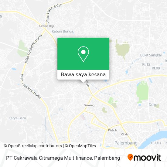 Peta PT Cakrawala Citramega Multifinance